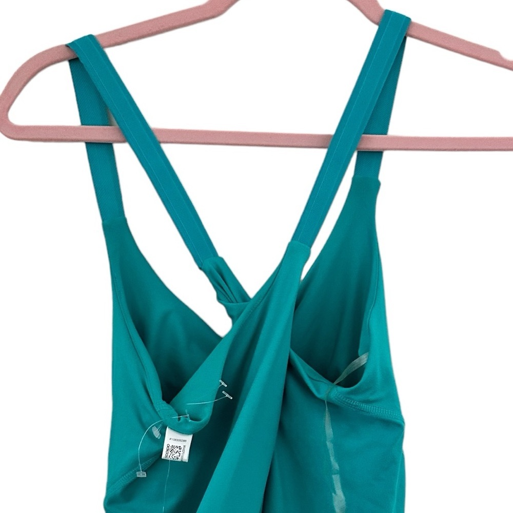 🔵 SALE 3/$25 ADIDAS EMPOWER TANK ULTRA GREEN TEAL AQUA TOP M - Picture 3 of 9